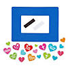Religious Valentine Picture Frame Magnet Craft Kit - Makes 12 Image 1