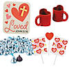 Religious Valentine&#8217;s Day Filled Reusable Mug Kit for 12 Image 1