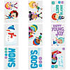 Religious Winter Kids at Play Bulletin Board Set - 27 Pc. Image 1