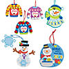 Religious Winter Ornament Craft Kit Assortment - Makes 48 Image 1