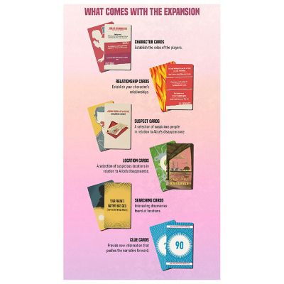 Renegade Game Studios: Alice Is Missing - Silent Falls Expansion - Silent Roleplaying Game, Text Messaging Rpg, Ages 16+, 3-5 Players, 2-3 Hours Image 2