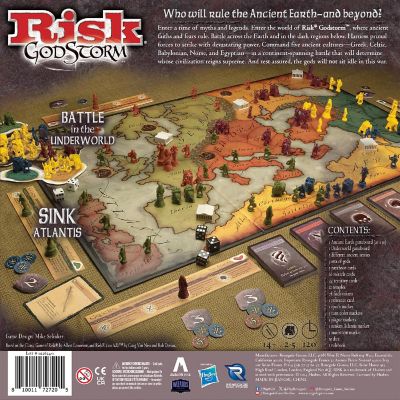 Renegade Game Studios: Risk Godstorm - Command 5 Cultures, Strategy Game, 10+ Image 1