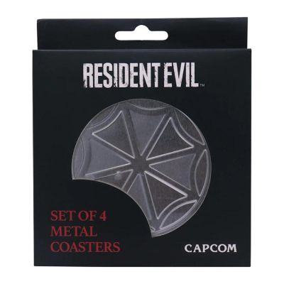 Resident Evil Metal Drink Coaster Set of 4 Image 3