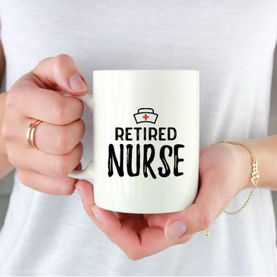 Retired Nurse Coffee Mug Gift Image 1