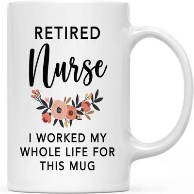 Retired Nurse Worked Whole Life Mug Image 3