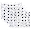 Reversible Polka Dot Placemat(Set Of 4) Black/White Image 1