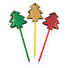 Reversible Sequin Christmas Tree Pens - 12 Pc. Image 1