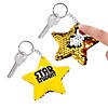 Reversible Sequin Star Student Keychains - 12 Pc. Image 1