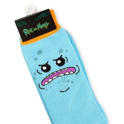 Rick and Morty collectibles  Toynk Toys Rick & Morty Mr. Meeseeks Crew Socks Image 3