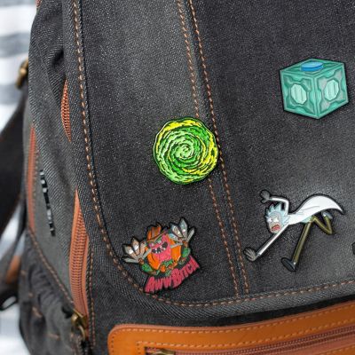 Rick and Morty Edition  Rick and Morty Portal Enamel Pin Image 2