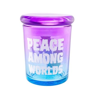 Rick and Morty Peace Among Worlds 6 Ounce Glass Jar with Lid Image 2