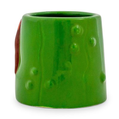 Rick and Morty Pickle Rick Sculpted Ceramic Mini Shot Glass  Holds 2 Ounces Image 2