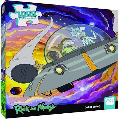 Rick and Morty Space Cruiser 1000 Piece Jigsaw Puzzle Image 1