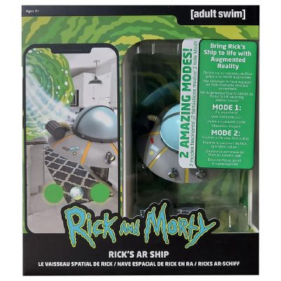 Rick & Morty Virtual Rick's AR Ship Remote Control Spaceship Interactive Toy WOW! Stuff Image 1