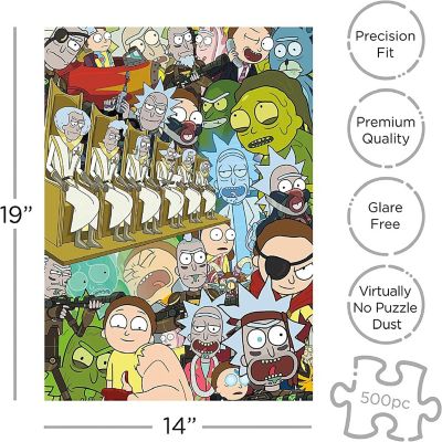 Ricks and Morty 500 Piece Jigsaw Puzzle Image 1