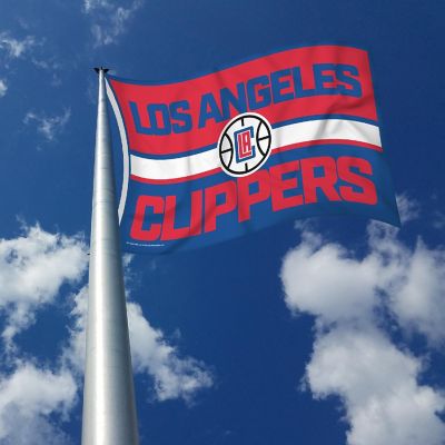 Rico Industries NBA Basketball Los Angeles Clippers Bold 3' x 5' Banner Flag Single Sided - Indoor or Outdoor - Home D&#233;cor Image 2