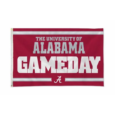 Rico Industries NCAA  Alabama Crimson Tide Game Day 3' x 5' Banner Flag Single Sided - Indoor or Outdoor - Home D&#233;cor Image 1