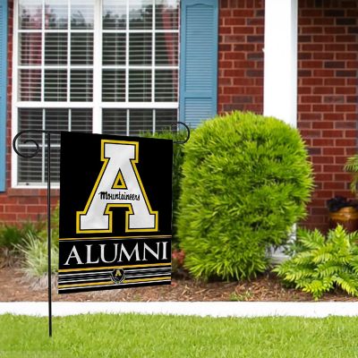 Rico Industries NCAA  Appalachian State Mountaineers Alumni 13" x 18" Double Sided Garden Flag Image 1