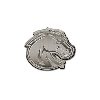 Rico Industries NCAA  Boise State Broncos Standard Antique Nickel Auto Emblem for Car/Truck/SUV Image 1