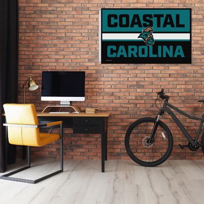 Rico Industries NCAA  Coastal Carolina Chanticleers Bold 3' x 5' Banner Flag Single Sided - Indoor or Outdoor - Home D&#233;cor Image 1