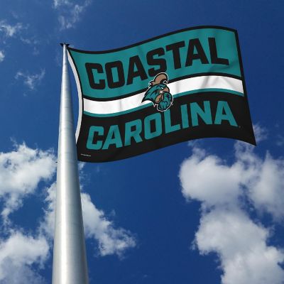 Rico Industries NCAA  Coastal Carolina Chanticleers Bold 3' x 5' Banner Flag Single Sided - Indoor or Outdoor - Home D&#233;cor Image 2