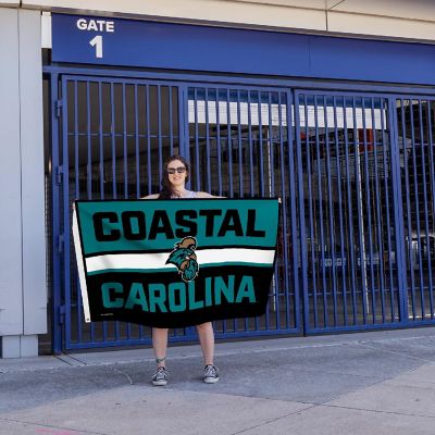Rico Industries NCAA  Coastal Carolina Chanticleers Bold 3' x 5' Banner Flag Single Sided - Indoor or Outdoor - Home D&#233;cor Image 3