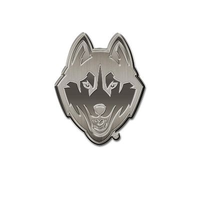 Rico Industries NCAA Connecticut Huskies Antique Nickel Auto Emblem for Car/Truck/SUV Image 1
