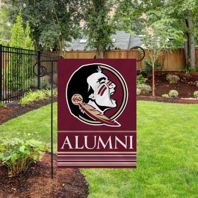 Rico Industries NCAA  Florida State Seminoles Alumni 13" x 18" Double Sided Garden Flag Image 2