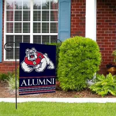 Rico Industries NCAA  Fresno State Bulldogs Alumni 13" x 18" Double Sided Garden Flag Image 1