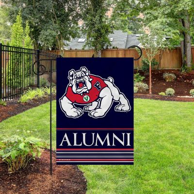 Rico Industries NCAA  Fresno State Bulldogs Alumni 13" x 18" Double Sided Garden Flag Image 2