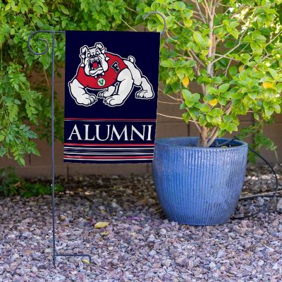 Rico Industries NCAA  Fresno State Bulldogs Alumni 13" x 18" Double Sided Garden Flag Image 3