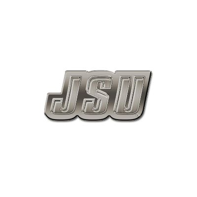 Rico Industries NCAA  Jacksonville State Gamecocks JSU Antique Nickel Auto Emblem for Car/Truck/SUV Image 1