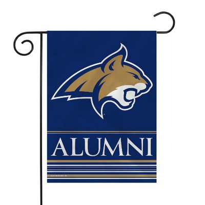 Rico Industries NCAA  Montana State Bobcats Alumni 13" x 18" Double Sided Garden Flag Image 1