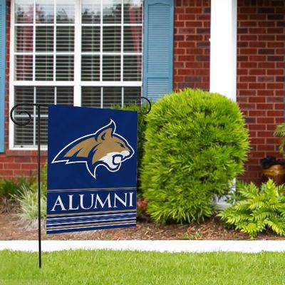 Rico Industries NCAA  Montana State Bobcats Alumni 13" x 18" Double Sided Garden Flag Image 1