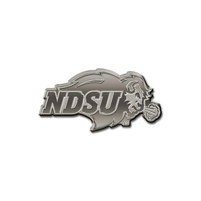 Rico Industries NCAA  North Dakota State Bisons NDSU Standard Antique Nickel Auto Emblem for Car/Truck/SUV Image 1