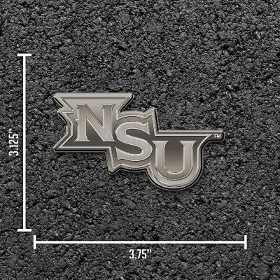 Rico Industries NCAA Northwestern State Demons Antique Nickel Auto Emblem for Car/Truck/SUV Image 3