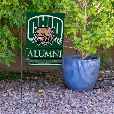 Rico Industries NCAA  Ohio Bobcats Alumni 13" x 18" Double Sided Garden Flag Image 3