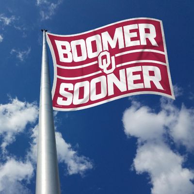 Rico Industries NCAA  Oklahoma Sooners Bold 3' x 5' Banner Flag Single Sided - Indoor or Outdoor - Home D&#233;cor Image 2