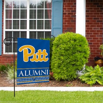 Rico Industries NCAA  Pitt Panthers Alumni 13" x 18" Double Sided Garden Flag Image 1