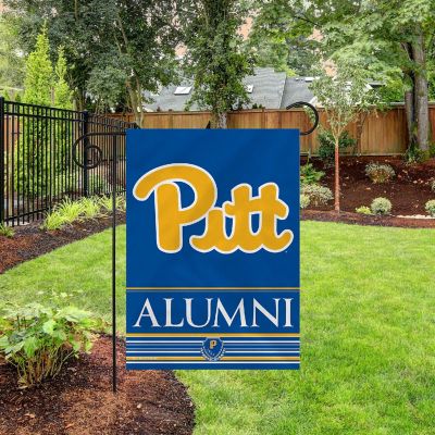 Rico Industries NCAA  Pitt Panthers Alumni 13" x 18" Double Sided Garden Flag Image 2