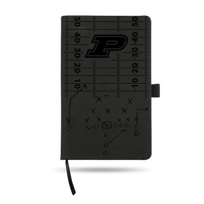Rico Industries NCAA  Purdue Boilermakers Black Journal/Notepad 8.25" x 5.25"- Office Accessory Image 1