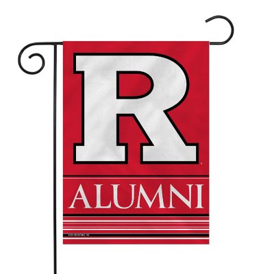 Rico Industries NCAA  Rutgers Scarlet Knights Alumni 13" x 18" Double Sided Garden Flag Image 1