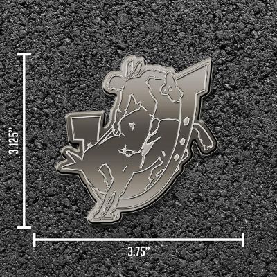 Rico Industries NCAA Southern Arkansas Muleriders Antique Nickel Auto Emblem for Car/Truck/SUV Image 3