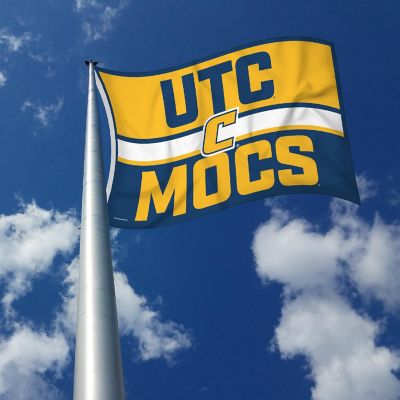 Rico Industries NCAA  Tennessee-Chattanooga Mocs Bold 3' x 5' Banner Flag Single Sided - Indoor or Outdoor - Home D&#233;cor Image 2