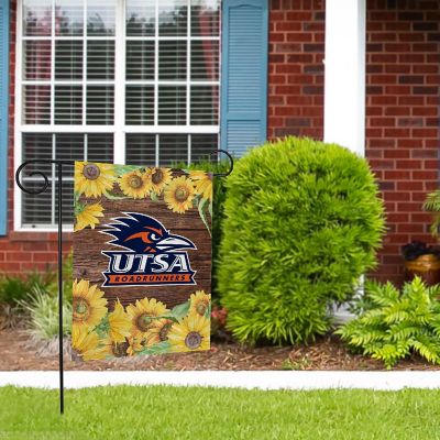 Rico Industries NCAA Texas-San Antonio Roadrunners - UTSA Sunflower Spring 13" x 18" Double Sided Garden Flag Image 1