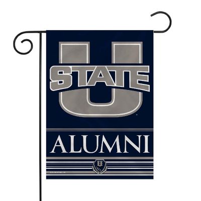 Rico Industries NCAA  Utah State Aggies Alumni 13" x 18" Double Sided Garden Flag Image 1