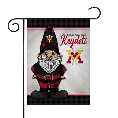 Rico Industries NCAA Virginia Military Institute Keydets Gnome Spring 13" x 18" Double Sided Garden Flag Image 1