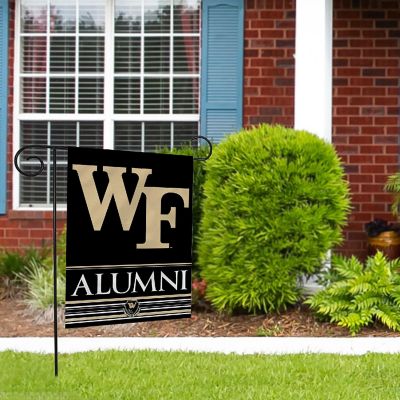 Rico Industries NCAA  Wake Forest Demon Deacons Alumni 13" x 18" Double Sided Garden Flag Image 1