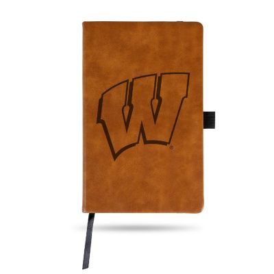 Rico Industries NCAA  Wisconsin Badgers Brown - Primary Journal/Notepad 8.25&quot; x 5.25&quot;- Office Accessory Image 1