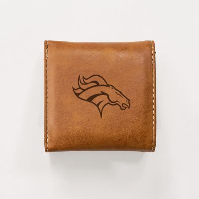 Rico Industries NFL  Denver Broncos   Brown Generic Watch and Team Logo Tri-Fold Wallet - Great Men's Gift Item Image 2